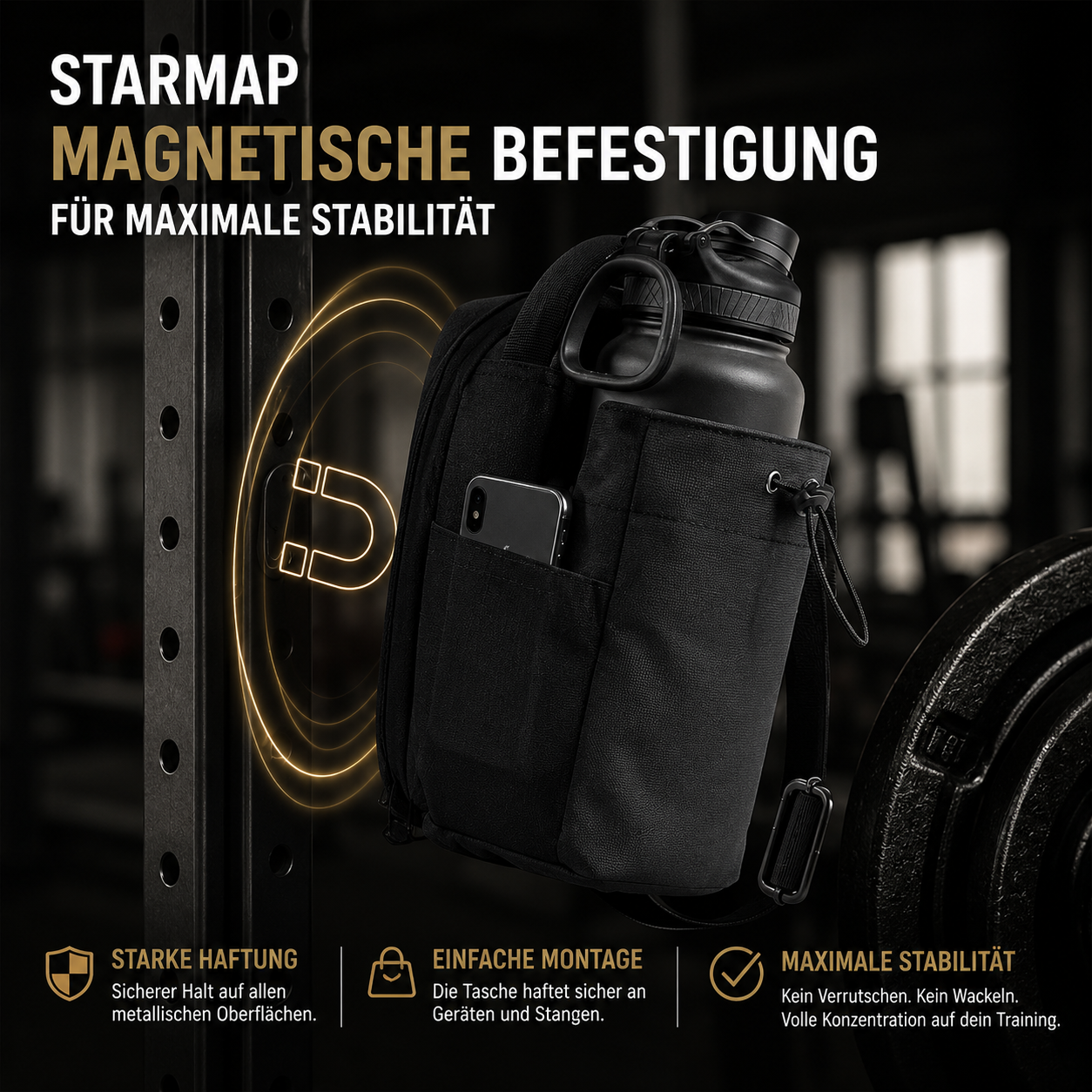 Roviere GymClip – Nie wieder Chaos im Fitnessstudio.